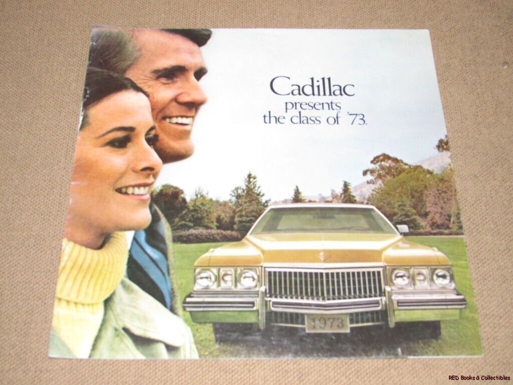 Cadillac Sales Brochure 1973 Fleetwood Coupe de Ville Eldorado
