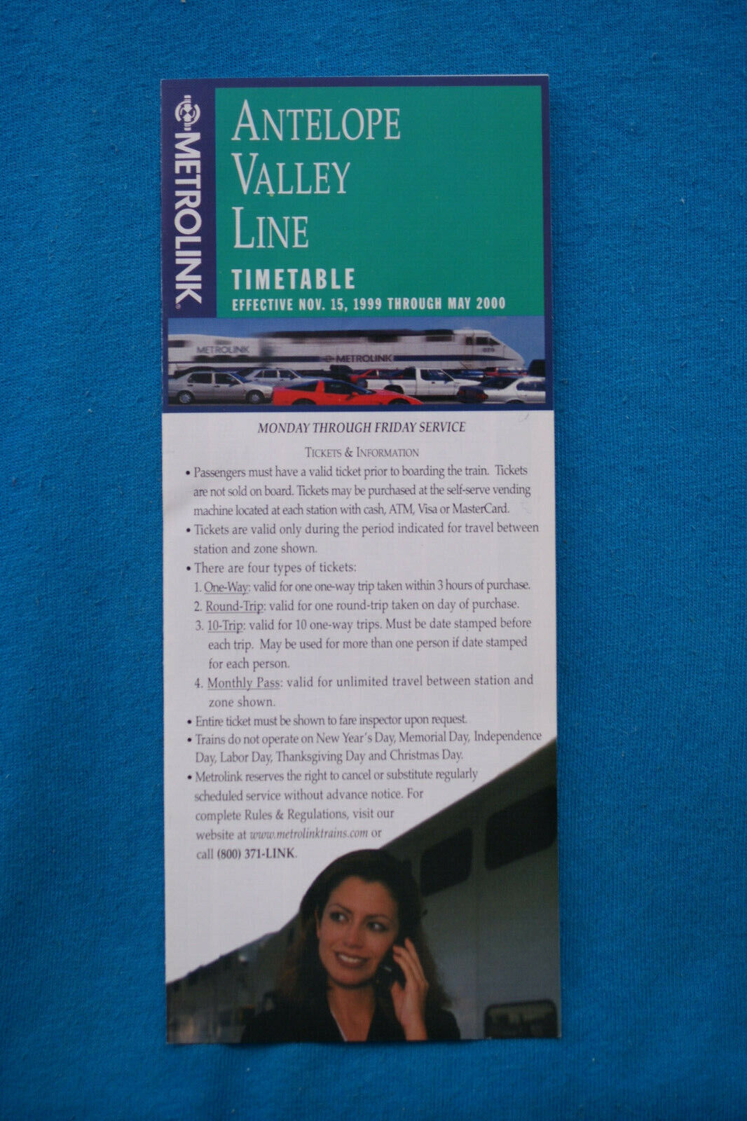 Metrolink - Antelope Valley Line  - 11/15/99 to 5/00