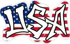 5 X 3 USA American Flag Graffiti Sticker Vehicle Bumper Stickers Vinyl Cup Decal picture