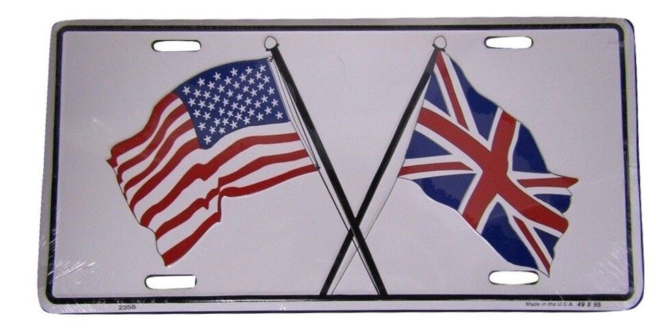 UNION JACK & USA FLAG UK AMERICAN British 6\