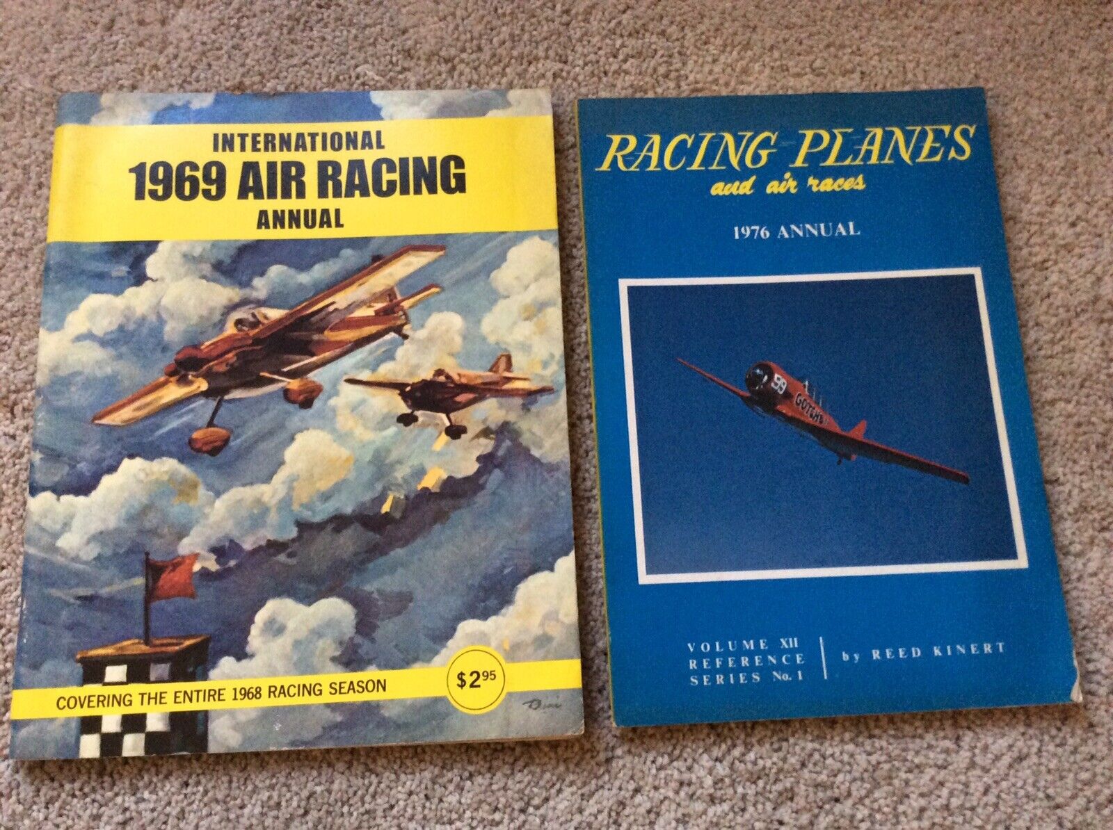 2 Book Lot - Racing Planes And Air Races 1976/International Air Racing 1969