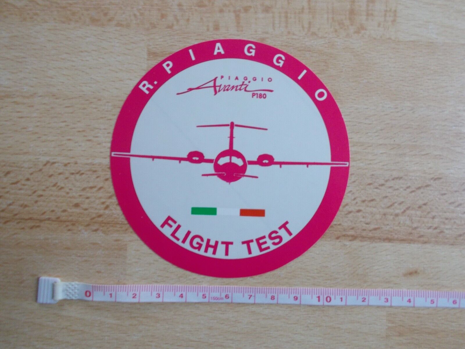 Sticker Aircraft Piaggio Avanti P180 - Flight Test