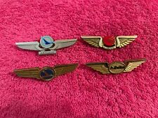 Vintage Airline Jr. Pilot Wings, Lot Of 4 Jr. Pilot Wing Pins DELTA EASTERN EAST picture