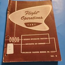 FLIGHT OPERATIONS CONTINENTAL AIR TRAINING MANUAL picture