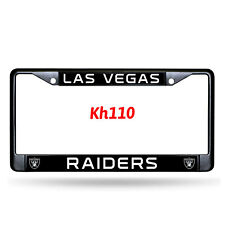Las Vegas Raiders NFL Standard Chrome License Plate Frame,Black picture