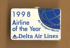 Delta Airlines 1998 Airline Of The Year Hat Lapel Pin picture