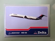 2003 DELTA AIR LINES MD-88 PILOT TRADING CARD  (First Year Issue) picture