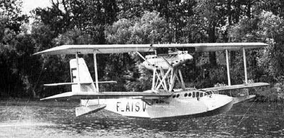 CAMS 53 Aeropostale Flying Boat Airplane Desktop Wood Model Large 