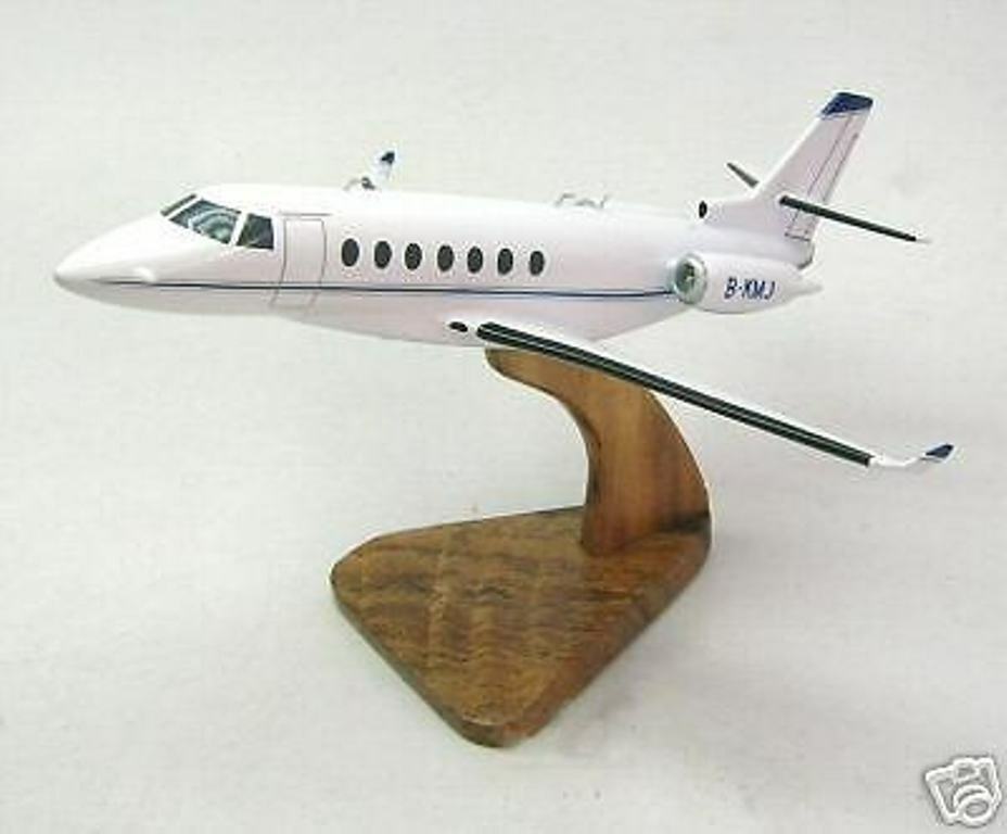 Gulfstream G-200 Private Airplane Desktop Kiln Wood Model Large 