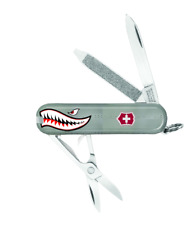 VICTORINOX SWISS ARMY KNIVES A-10  WARTHOG NOSE ART SHARK MOUTH CLASSIC SD KNIFE picture