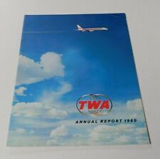 RARE VINTAGE TWA TRANS WORLD AIRLINES 1960 ANNUAL REPORT picture