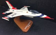Vintage USAF General Dynamics F-16 Fighting Falcon Desk Model w/ Display Stand picture