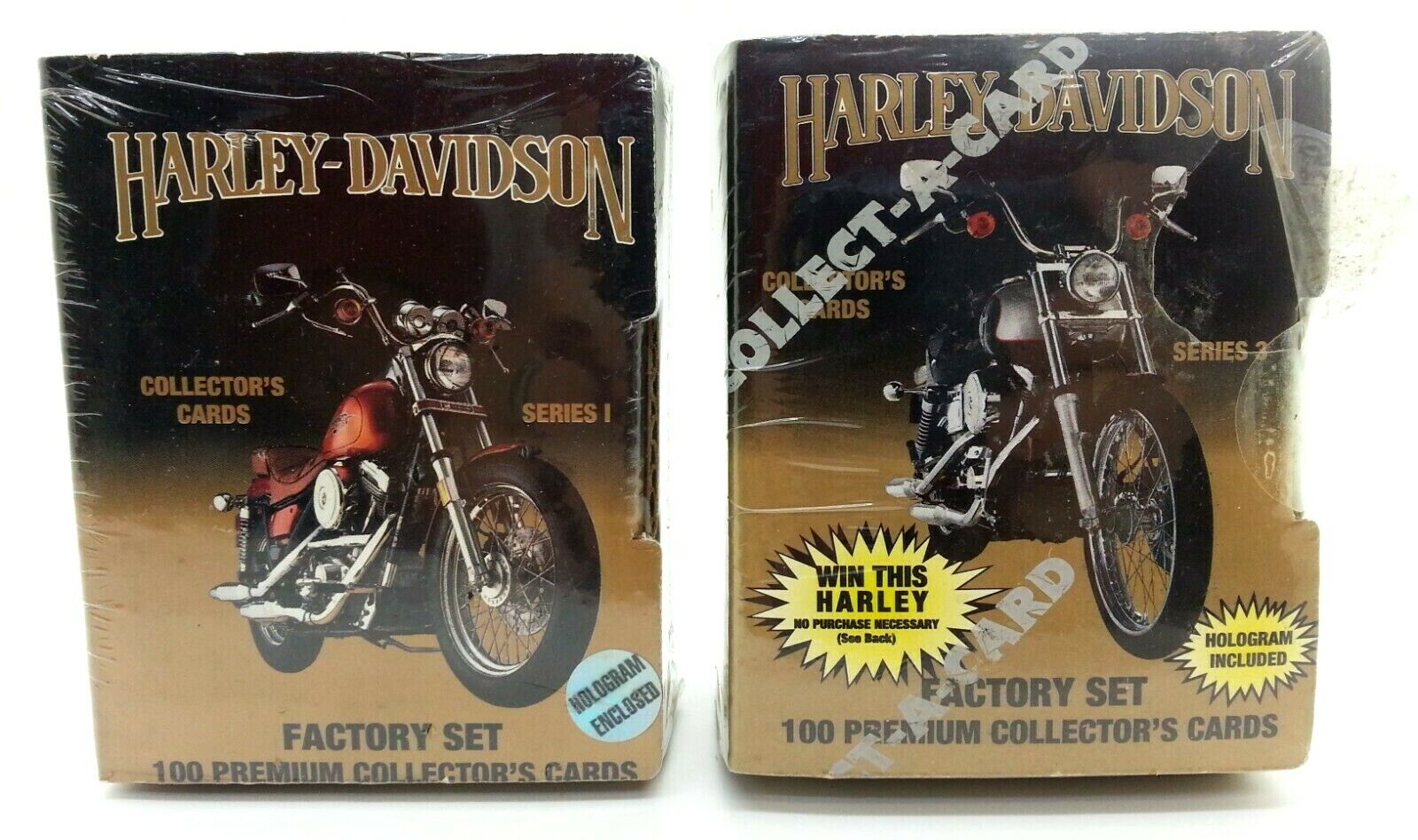 Harley Davidson Collector Cards Series 1 & 3 Factory Sealed Boxes 1992-1993 200p