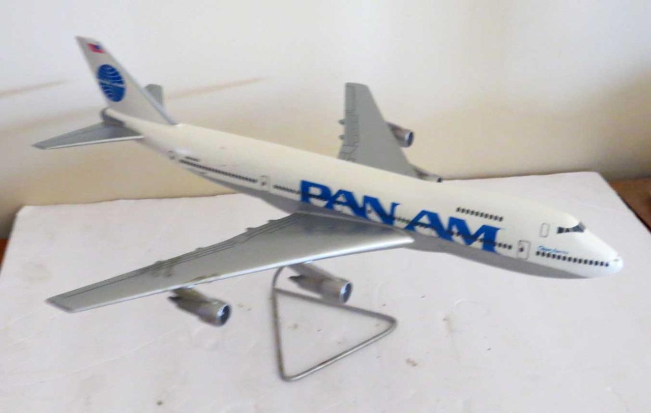 PAN AM BOEING 747-121 N655PA RARE TRAVEL AGENCY / AIRPORT COUNTER DISPLAY