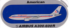 Official Airbus Industrie American Airlines A300-600R in Old Color Blue Sticker picture