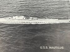 Vintage U.S.S Nautilus SS 168 V Boat Submarine United States Navy Photograph 8