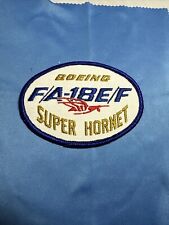 Boeing Aircraft F/A-18E/F Super Hornet Navy Fighter Jet Patch New picture