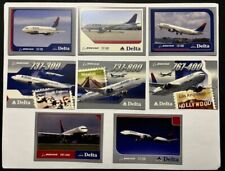 2003/04 Delta Air Lines Boeing 737/757/767/777 Aircraft Pilot Trading Cards picture
