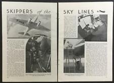 1935 TWA Douglas DC-2 Airliner Pilot pictorial *Skippers of the Sky Lines* picture