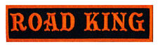 ROAD KING HARLEY EMBROIDERED BIKER PATCH [IRON ON SEW ON -4.0 X 1.0 RK5] picture
