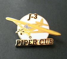 PIPER J-3 CUB LIGHT AIRCRAFT AVIATION PLANE LAPEL PIN BADGE 1.5 INCHES picture