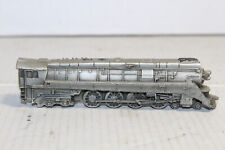 Danbury Mint Pewter Train Early American Steam Engine Locomotive 1985 4-8-4 GS4 picture