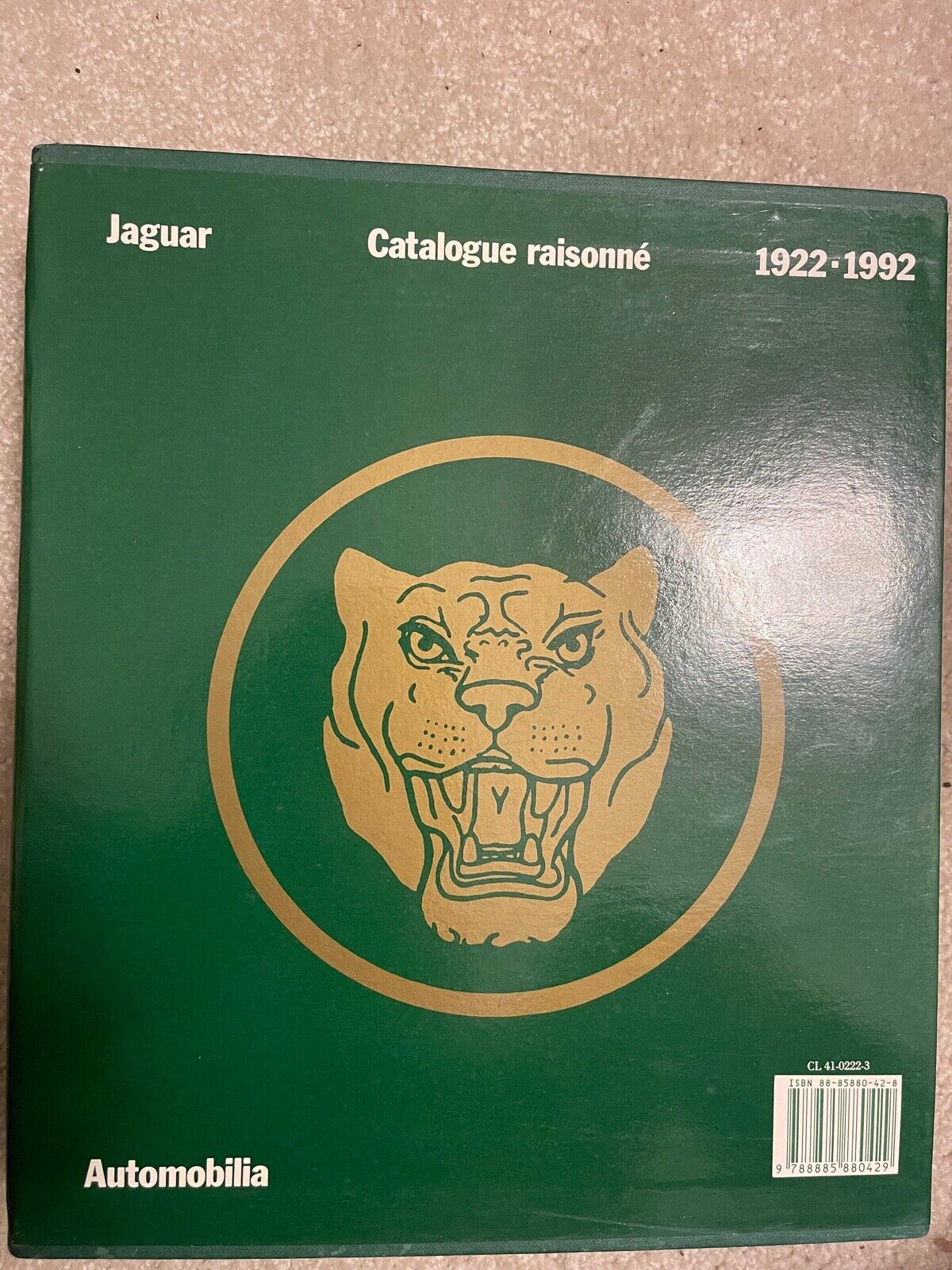 Jaguar Catalogue Raisonne 1922-1992 - Boxed set of two volumes