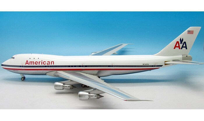 Inflight IF741743P American Airlines Boeing 747-100 N743PA Diecast 1/200 Model