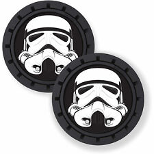 Plasticolor Star Wars Stormtrooper Car Coaster, 2x Cupholder Coasters picture