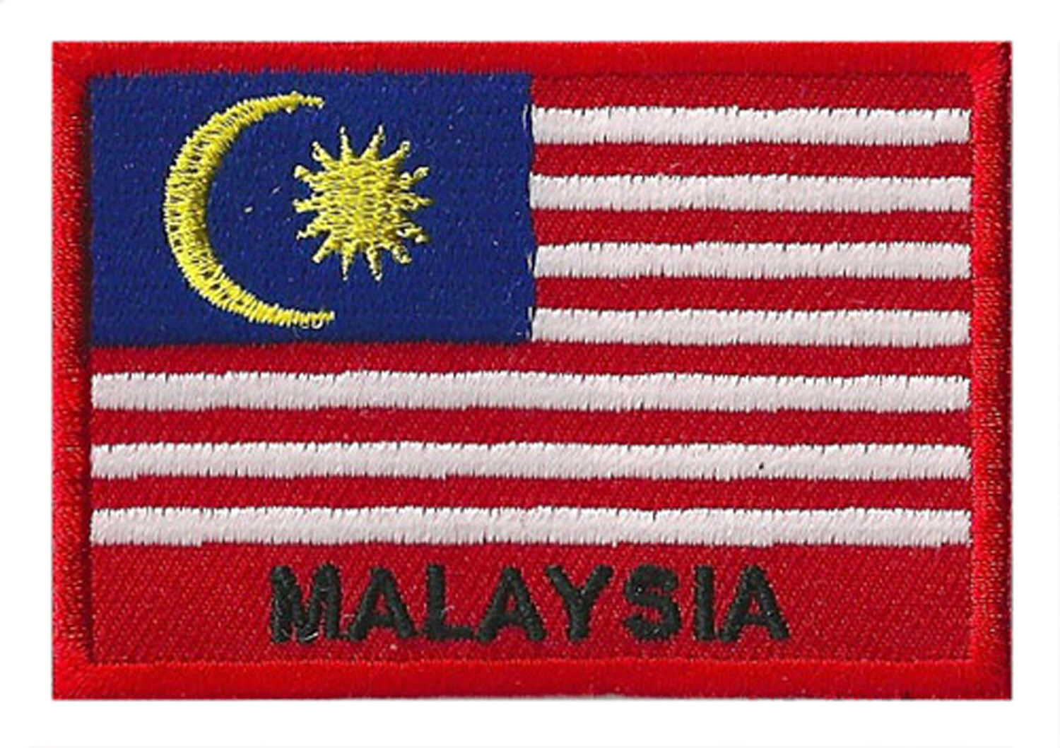 Patch Badge Patch Flag Malaysia 70 x 1 25/32in Sewing