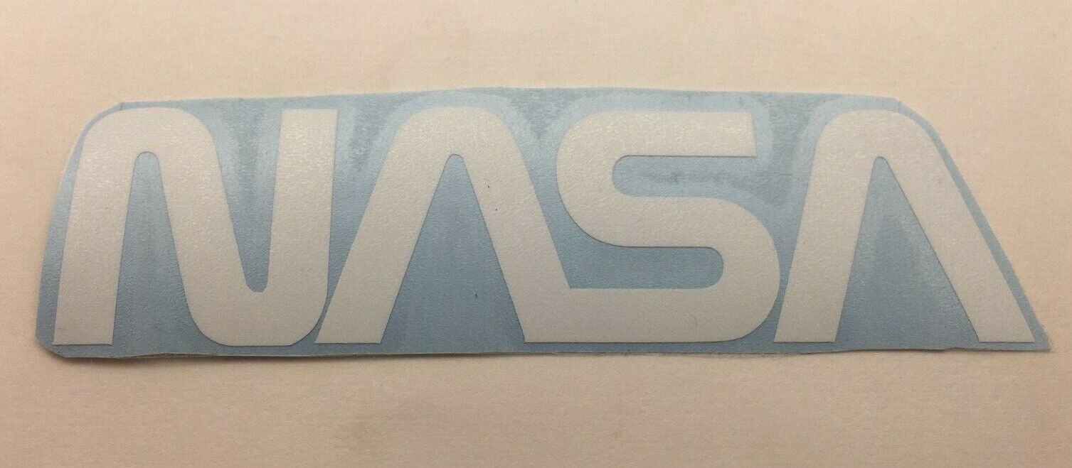  NASA Worm Logo Die Cut Vinyl Sticker Decal Space X Falcon Dragon High Quality 