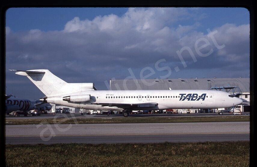 TABA Boeing 727-200 PP-AIV Dec 95 Kodachrome Slide/Dia A9