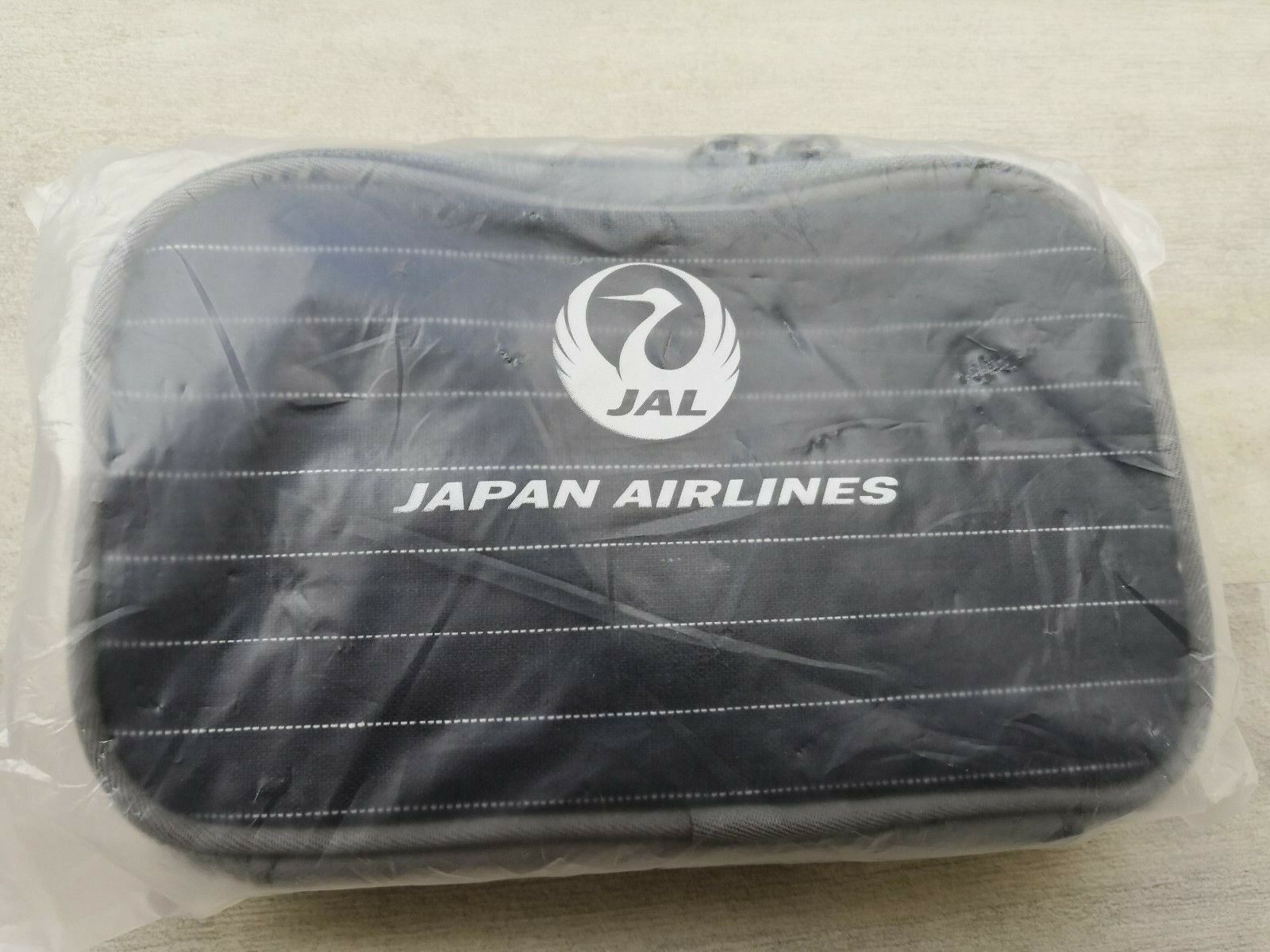 Japan Airlines Business Class Beam Amenity Kit in blue/white
