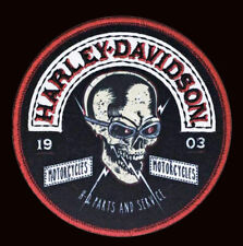 HARLEY DAVIDSON Skull Rockers 4 INCH  BIKERPATCH. picture