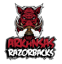 2 sticker Arkansas Razorback Hogs Fan Tribute Diecut Sticker #WPS Sticker  picture