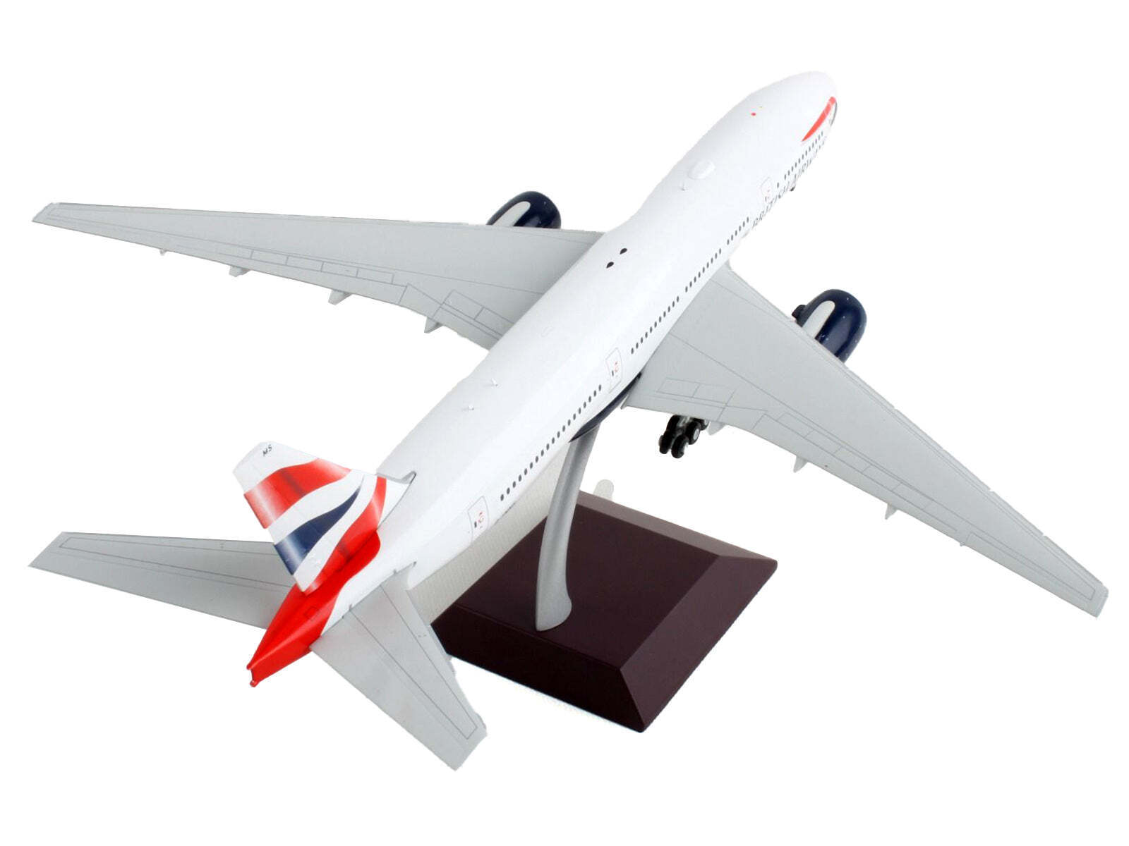 Boeing 777-200ER Commercial British Airways Striped 1/200 Diecast Model Airplane