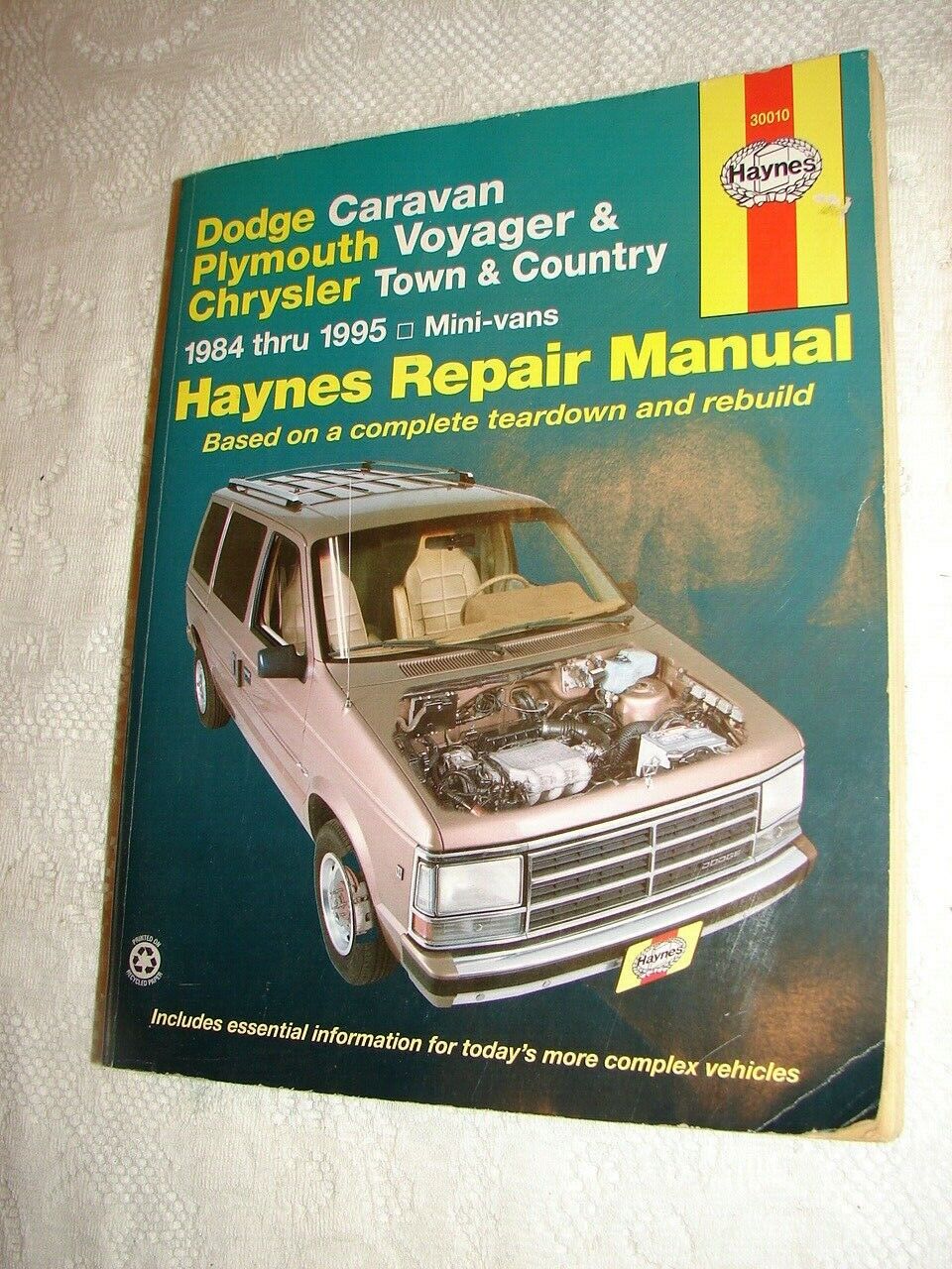 Haynes 1984-1995 Dodge Caravan Plymouth Voyager Service Repair Manual #30010