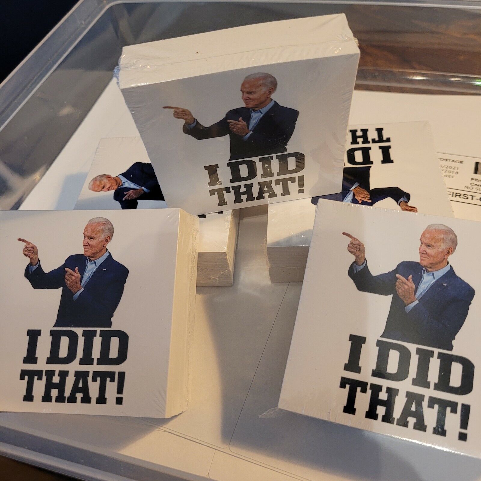 100 Joe Biden I DID THAT Stickers Funny Humor Sticker Decal Gas Pump Oil Price