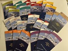 27 USAIRWAYS Airline Safety Cards…. Mint Condition   9 Aircraft Types picture