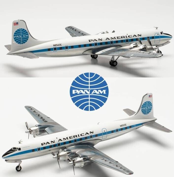Herpa 572187 1:200 Douglas DC-6B Pan American Airways, N6523C Clipper Betsy Ross