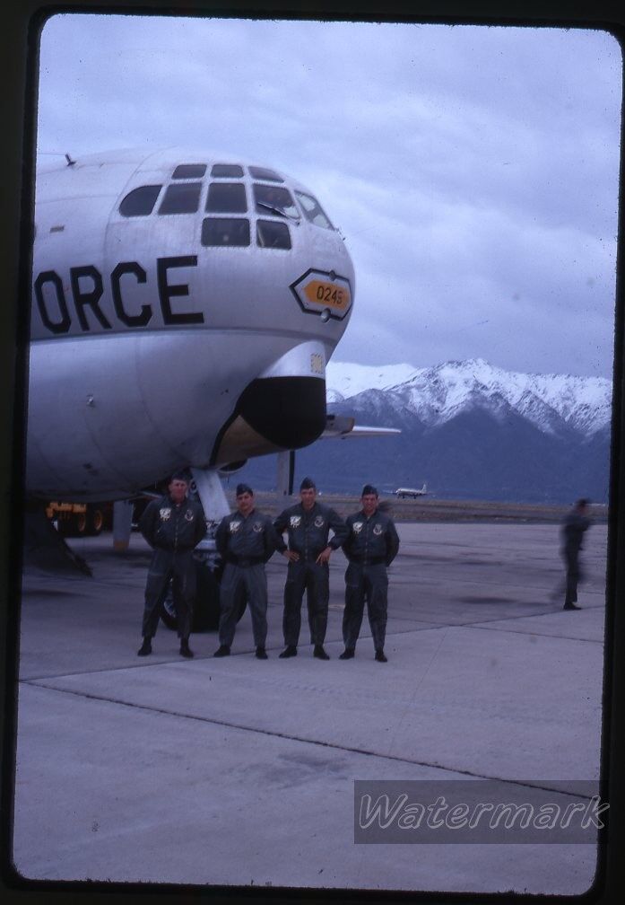 1967   Photo slide  CA ANG military C-97 airplane 