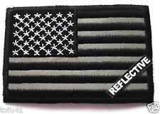 (Black and White) U.S. AMERICAN FLAG REFLECTIVE (3
