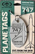 PLANETAGS : BOEING 747-346 CLASSIC : N818SA : GREY TAG : AVIATION COLLECTABLES picture