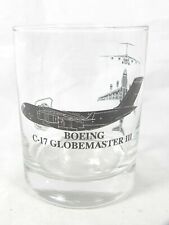 Boeing C-17 Globemaster III Drinking Glass Lowball Rocks Air Mobility Command picture