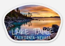 Lake Tahoe STICKER - California Nevada Lakes Skiing Boating Beautiful Scenery  picture
