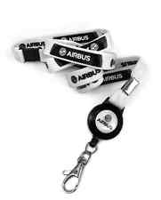 Airbus Logo Tubular Lanyard + Badge Reel picture