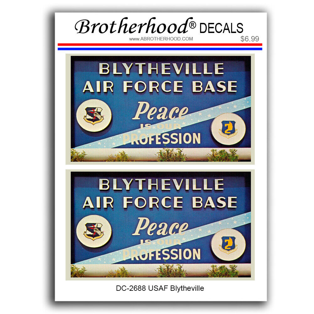 Blytheville Air Force Base Peace Is Our Profession Decals Stickers Pack Of Two