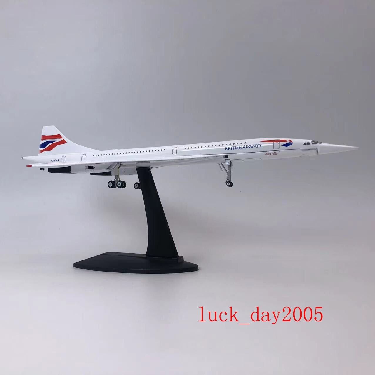 Wltk British Airways Concorde G-BOAG 1/200 Diecast Aircraft Model