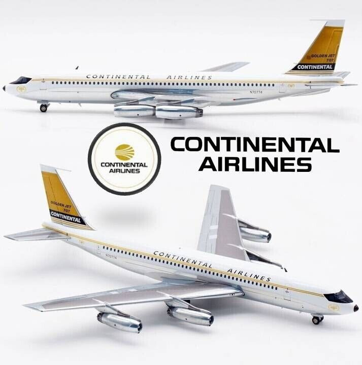 InFlight 1/200 IF701CO0823, Continental Airlines Boeing 707-124 N70774