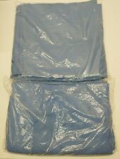 2 Sky Airlines Blue Blanket Red Stitch First Class Throw Lap 45